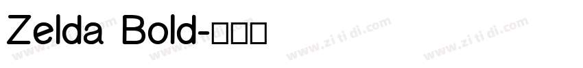 Zelda Bold字体转换